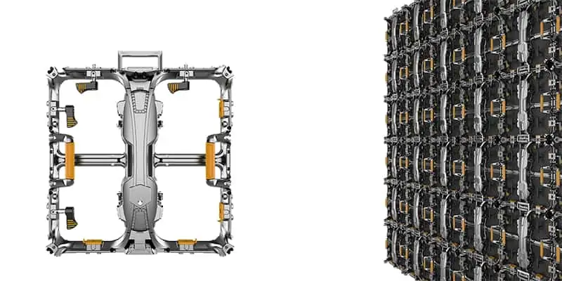 armoire en aluminium de haute précision