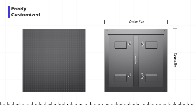 outdoor commercial advertising led billboard