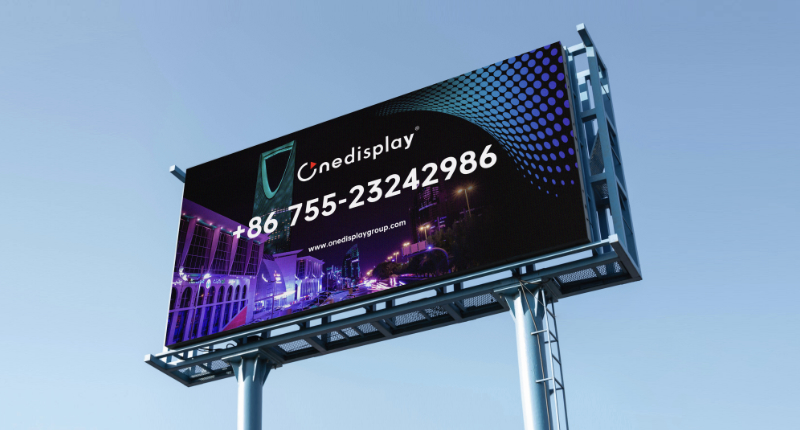 outdoor commercial advertising led billboard