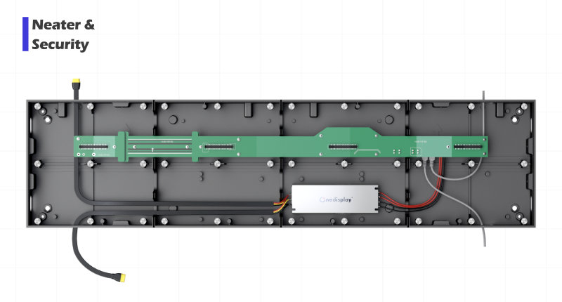 indoor front maintenance ultra thin led screen