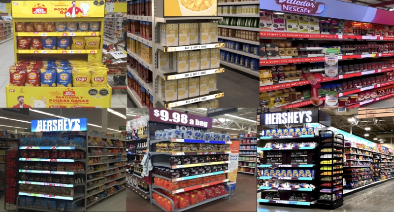 shelf billboard led screen