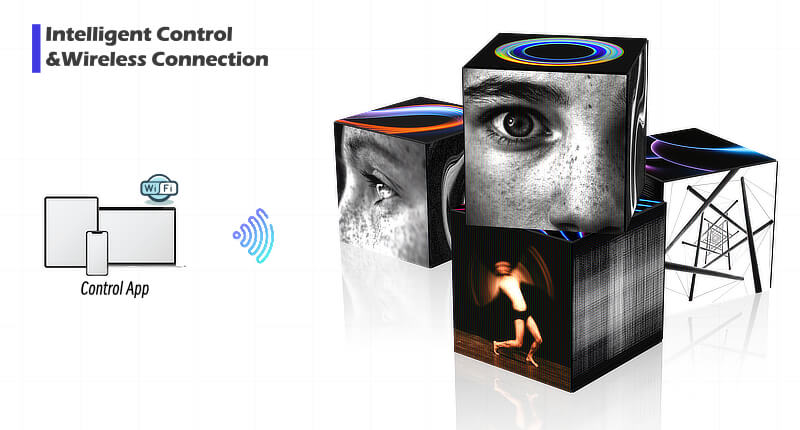outdoor cube led display from OneDisplay
