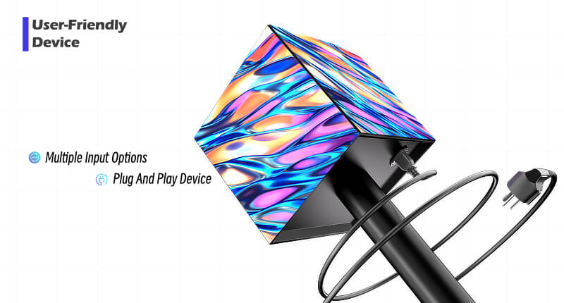 outdoor cube led display from OneDisplay