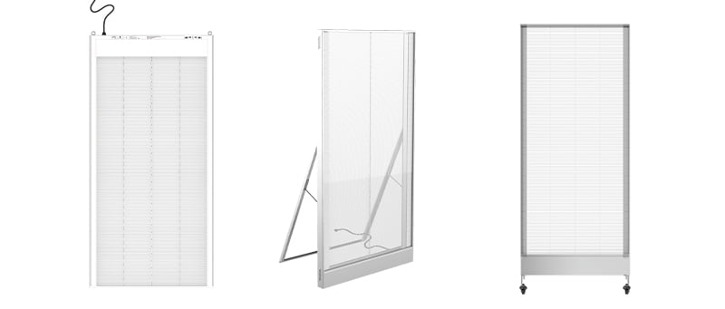 Transparent,LED,Poster,screen,onedisplay