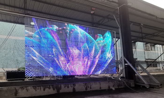 Outdoor Transparent Led Display To Spain