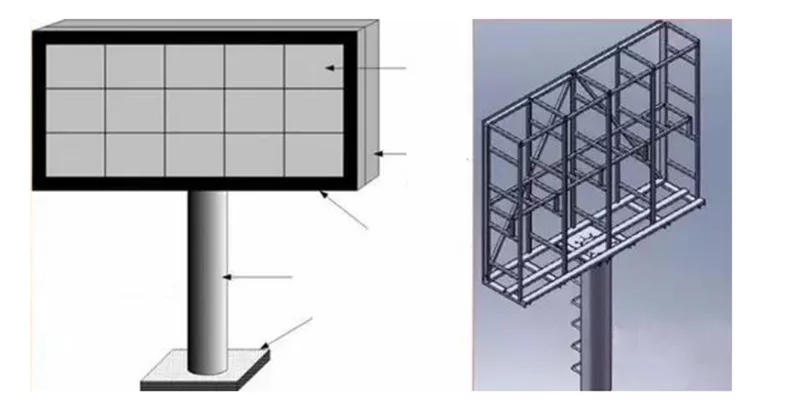 Instalación de columnas