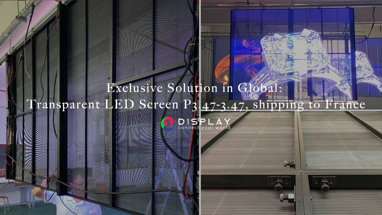 Transparant LED-scherm