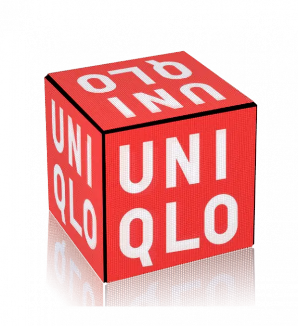 rotating led photo cube