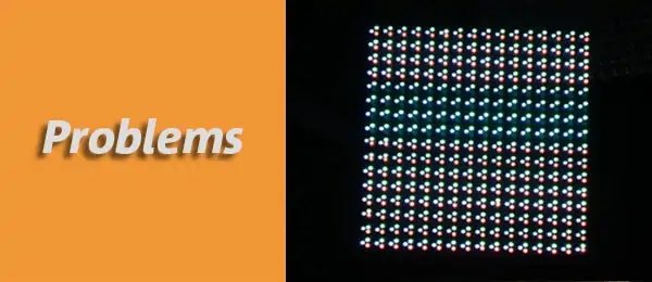 colore mancante sul modulo led
