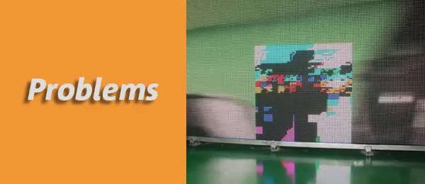 visualizzazione confusa sul display a LED