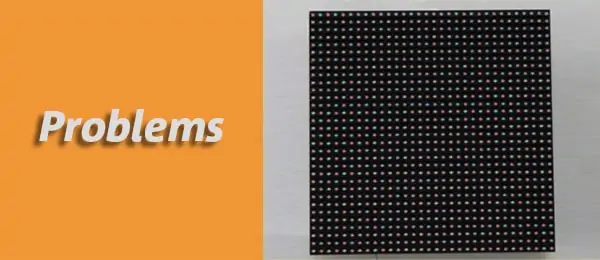 nessuna visualizzazione su un modulo led