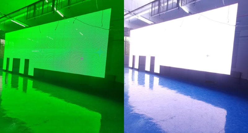 20 m² transparente LED-Anzeige nach Spanien1