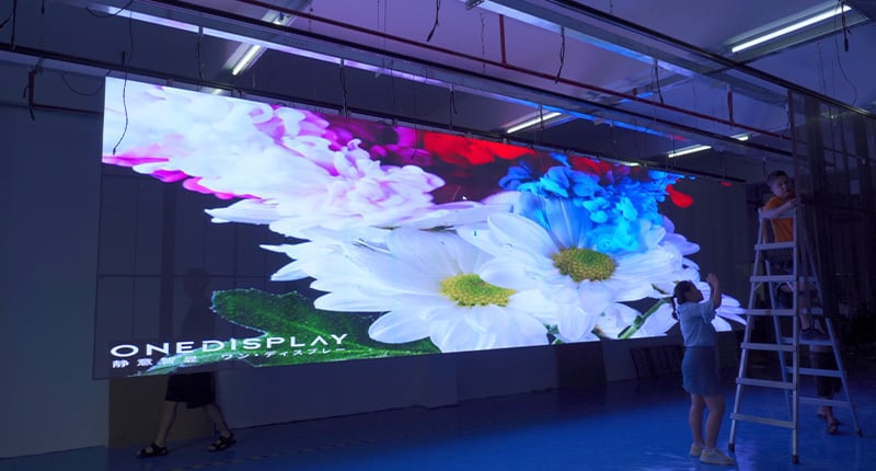 brightness of the led display