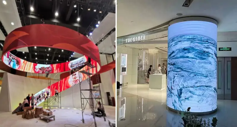 flexible led display b