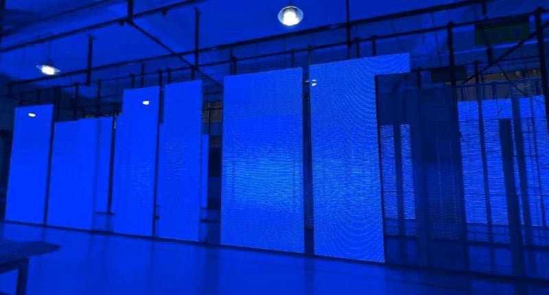 66m² customized transparency led display6