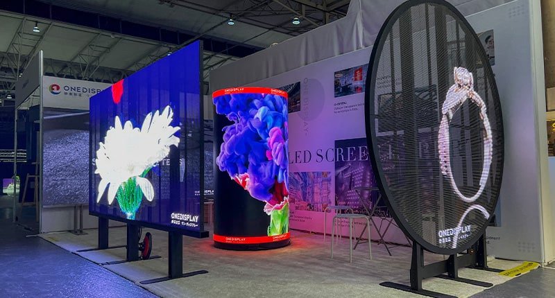 led displays on trade shows
