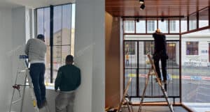 installing your transparent led screen1