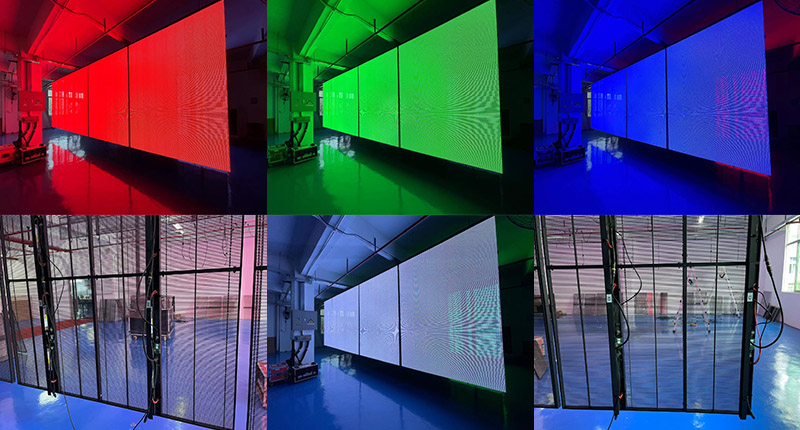 Display a led trasparente da 20,8 m² p3,9 7,8 pronto per la spedizione in Giappone