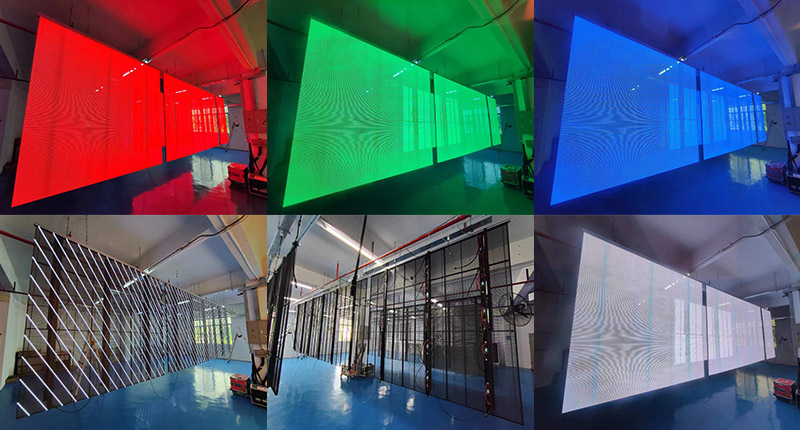 28,3 m² p3.9 7,8 mm display LED transparente personalizado