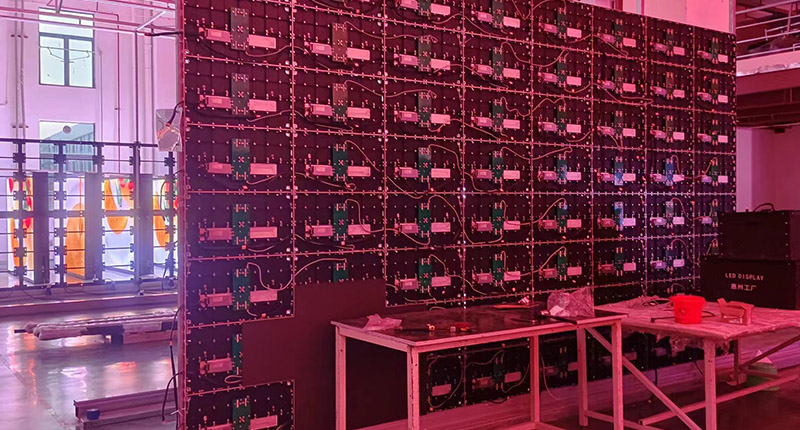 12,96 m² p1,87 per interni a parete 16 9 schermi a led spediti negli usa2