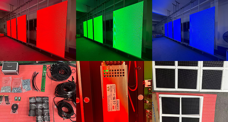 13.5m² p3.9 indoor led screen ship to portugal