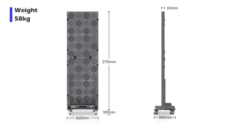 portable led poster advertising display