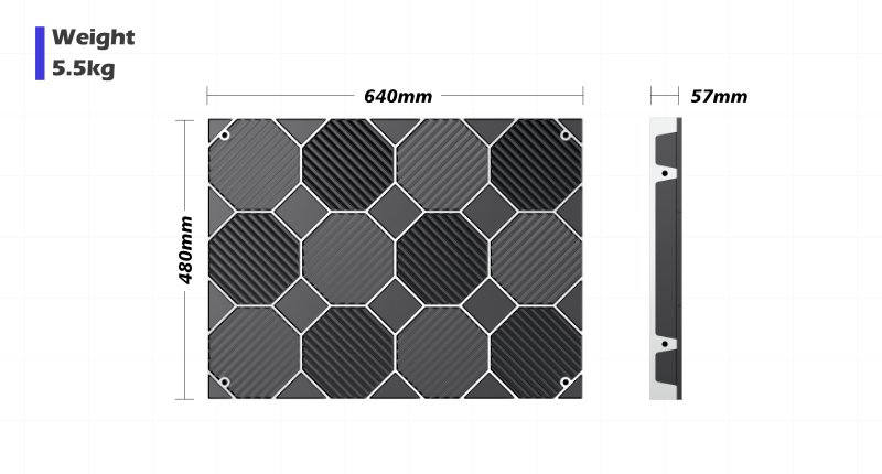 شاشة LED كاملة الألوان 4K ثابتة داخلية اقتصادية