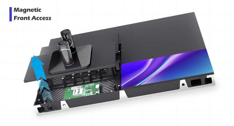 شاشة LED كاملة الألوان 4K ثابتة داخلية اقتصادية