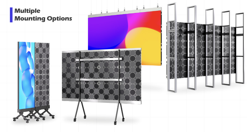 شاشة LED كاملة الألوان 4K ثابتة داخلية اقتصادية