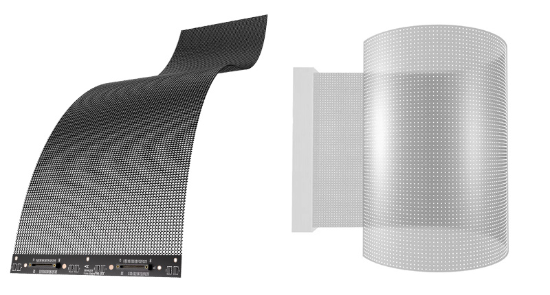 film led screen vs holographic led screen1