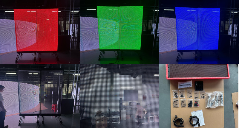 4m² p3.9 3.9ホログラフィックポスターディスプレイがドイツに出荷されました2