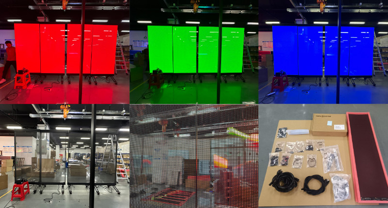 8m² p3.9 3.9 홀로그램 LED 포스터 독일에서 성공적으로 출시2