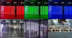 3㎡4㎡ p3.9 7.8 transparentes LED-Display nach Spanien1