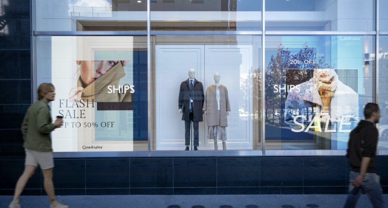 Caso di studio: vetrina di un piccolo negozio al dettaglio