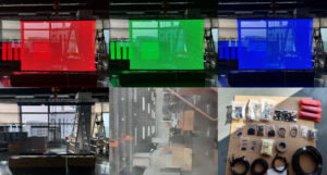 Tela holográfica invisível P3.9-3.9 O-Raster de 6m² implantada com sucesso nos EUA