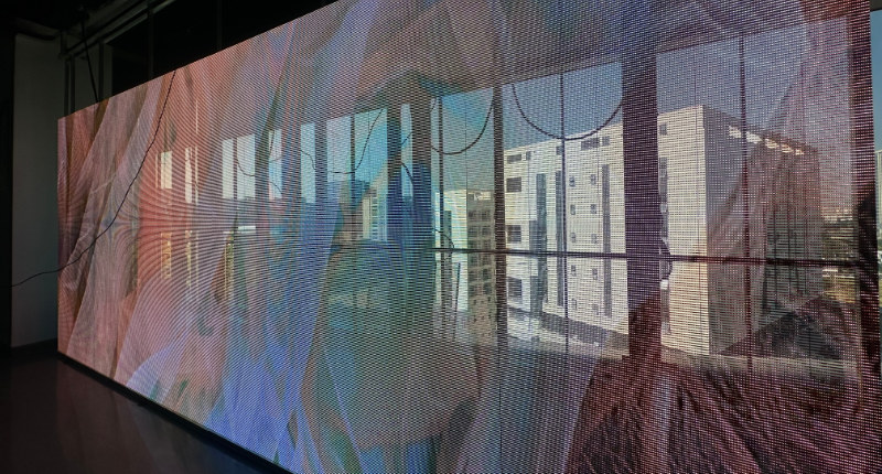 24.375m² P3.9-7.8 O-Clear Transparent LED Display Deployed for Croatian Building Integration