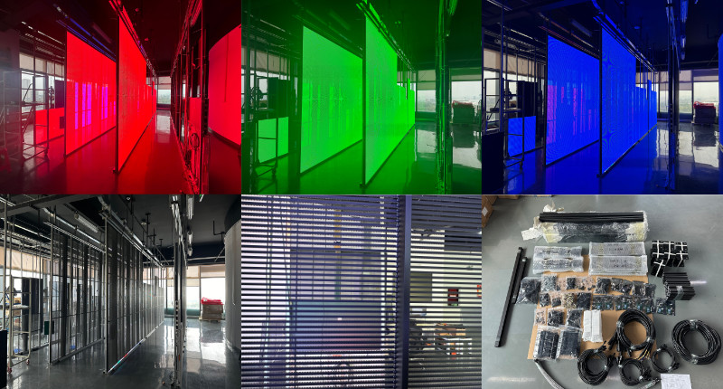 20.25m² P2.8-5.6 Transparent LED Display Installed at High-End Bank UK