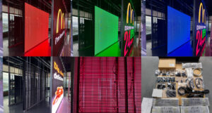 8.75m² P3.9-7.8 Transparent LED Display Project