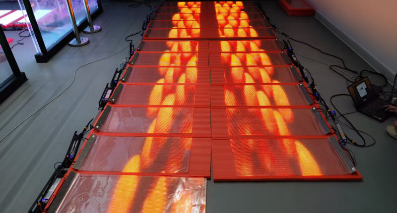 Italy 10.825m² P6.25 Transparent Film LED Display