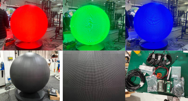 Japan 1.5m² P2 Indoor LED Sphere Screen at Shopping Mall Event Venue