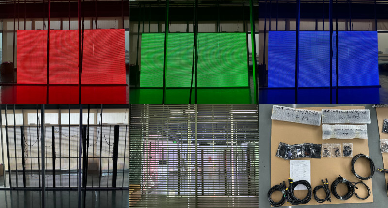 8m² P3.9-7.8 O-Clear Transparent LED Display Successfully Deployed for Spanish Restaurant