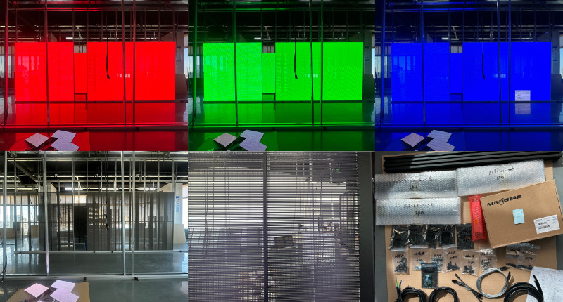 10m² P2.6-2.6/P3.9-3.9 Transparent LED Display Deployed in Italy