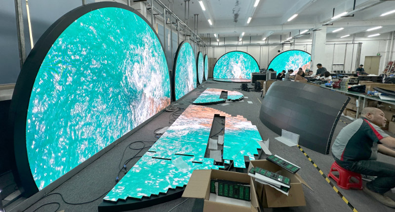79.5m² P2.5 Indoor Round LED Display in Saudi Arabia