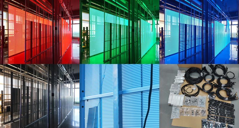 taiwan 79.59㎡ p3.9 7.8 indoor transparent led display1