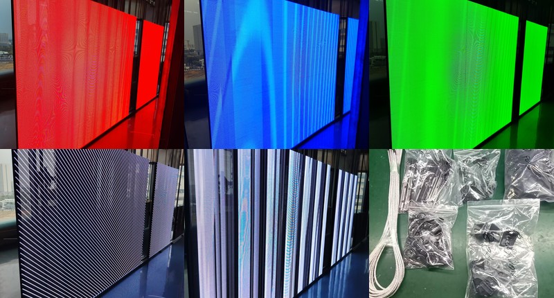 spain 13㎡ led transparent display for chain brand clothing store1