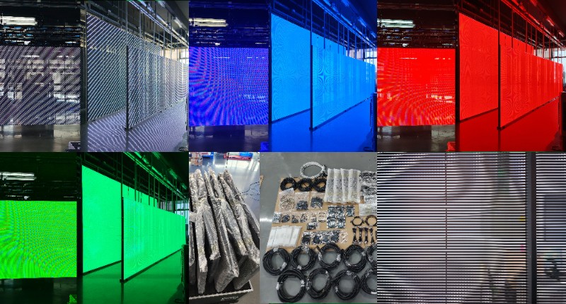 usa 48㎡ p3.9 3.9 o clear transparent led screen2